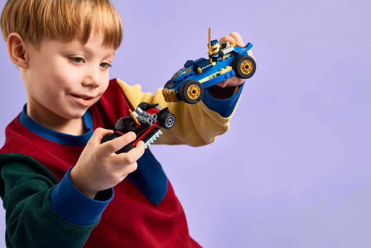 LEGO Ninjago 71840 Rogue vs. Drix Race Car Duel set, image 6