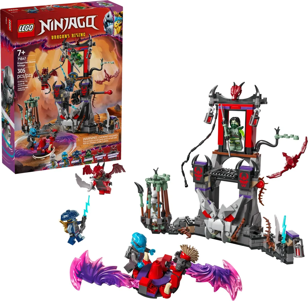 LEGO Ninjago 71841 Dragonian Storm Village set, image 3