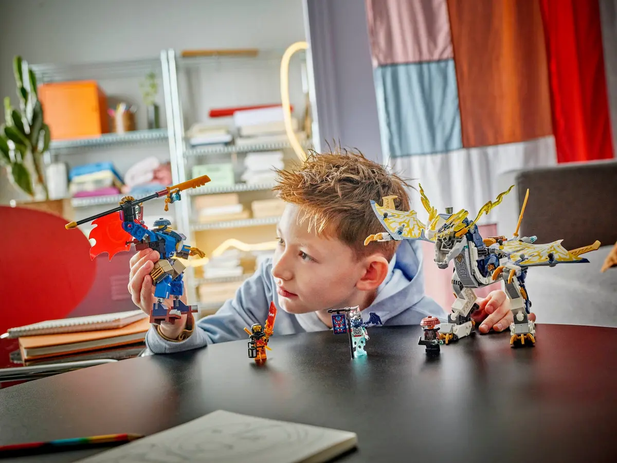 LEGO Ninjago 71843 Rogue's Mech Dragon Rider set, image 5
