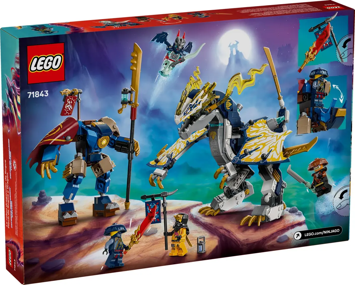 LEGO Ninjago 71843 Rogue's Mech Dragon Rider set, image 2