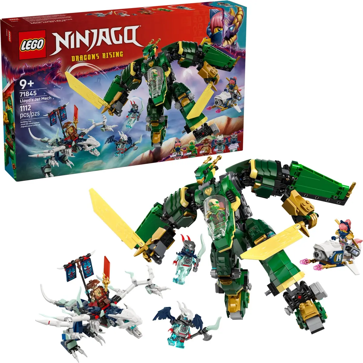 LEGO Ninjago 71845 Lloyd's Jet Mech set, image 3
