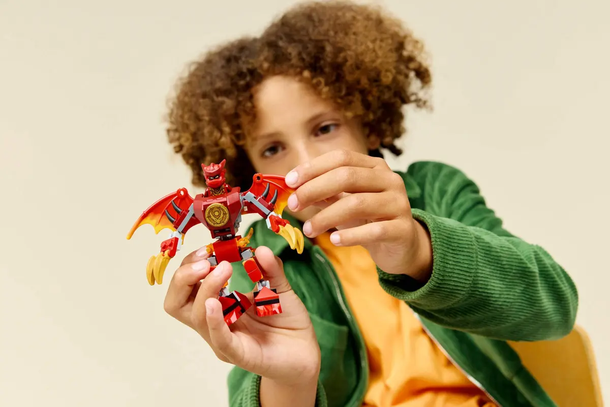 LEGO Ninjago 71851 Kai's Dragon Mech Battle Pack set, image 6