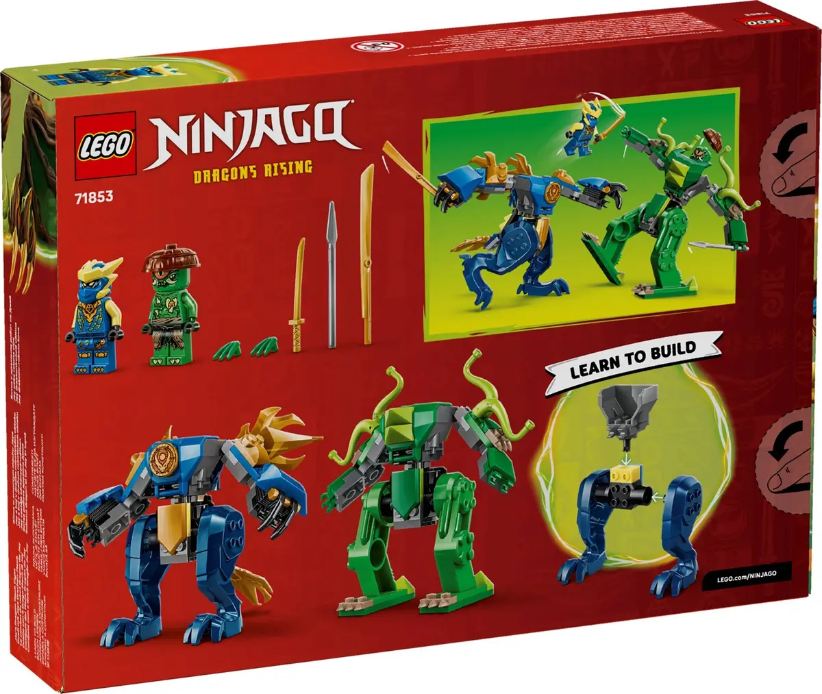 LEGO Ninjago 71853 Jay's Dragon Mech Fight set, image 2