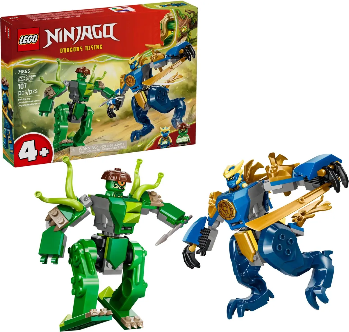 LEGO Ninjago 71853 Jay's Dragon Mech Fight set, image 3