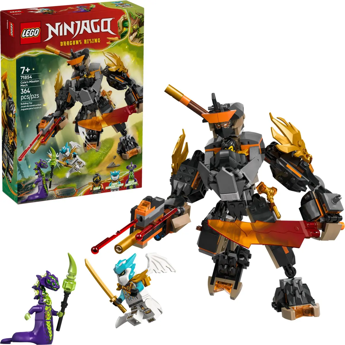 LEGO Ninjago 71854 Cole's Mission Mech set, image 3