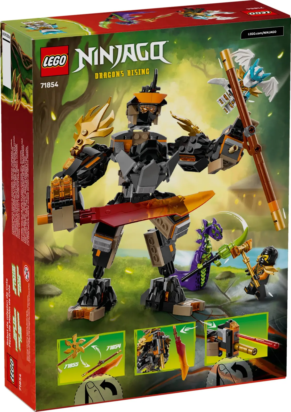 LEGO Ninjago 71854 Cole's Mission Mech set, image 2
