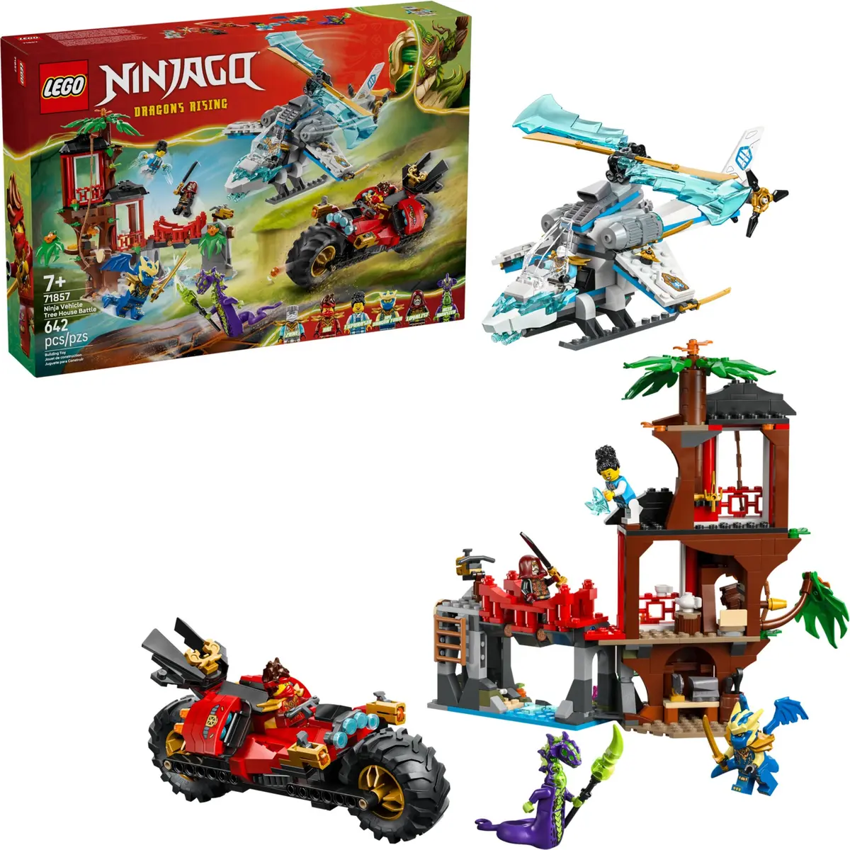 LEGO Ninjago 71857 Ninja Vehicle Tree House Battle set, image 3
