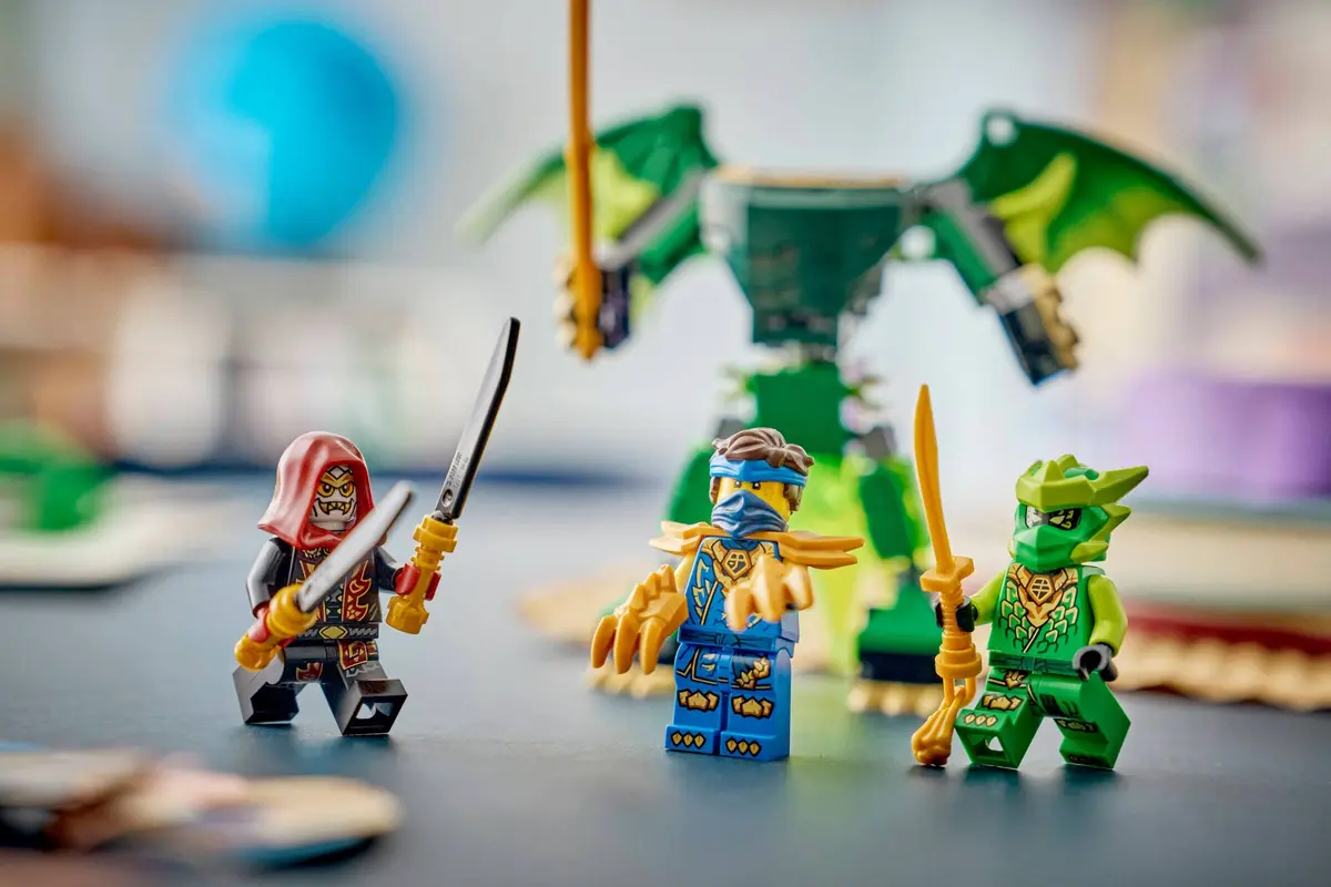 LEGO Ninjago 71862 Lloyd's Dragon Mech Battle Pack set, image 6