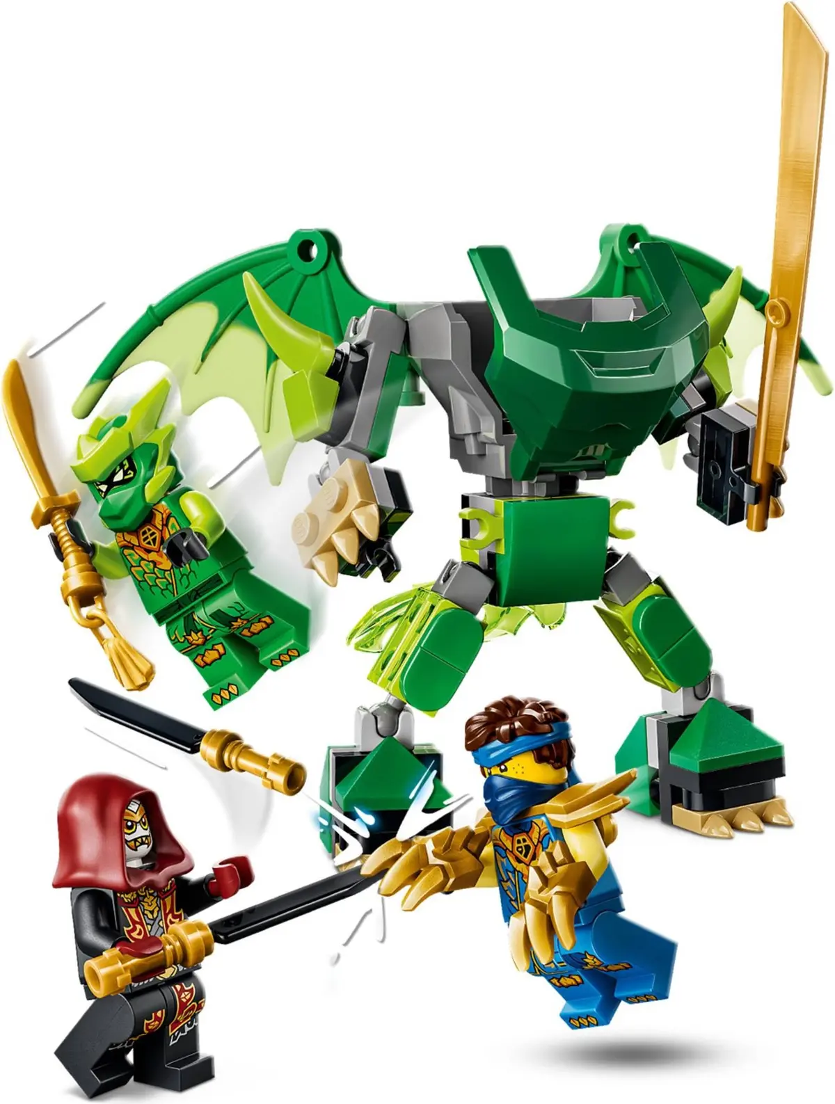 LEGO Ninjago 71862 Lloyd's Dragon Mech Battle Pack set, image 8