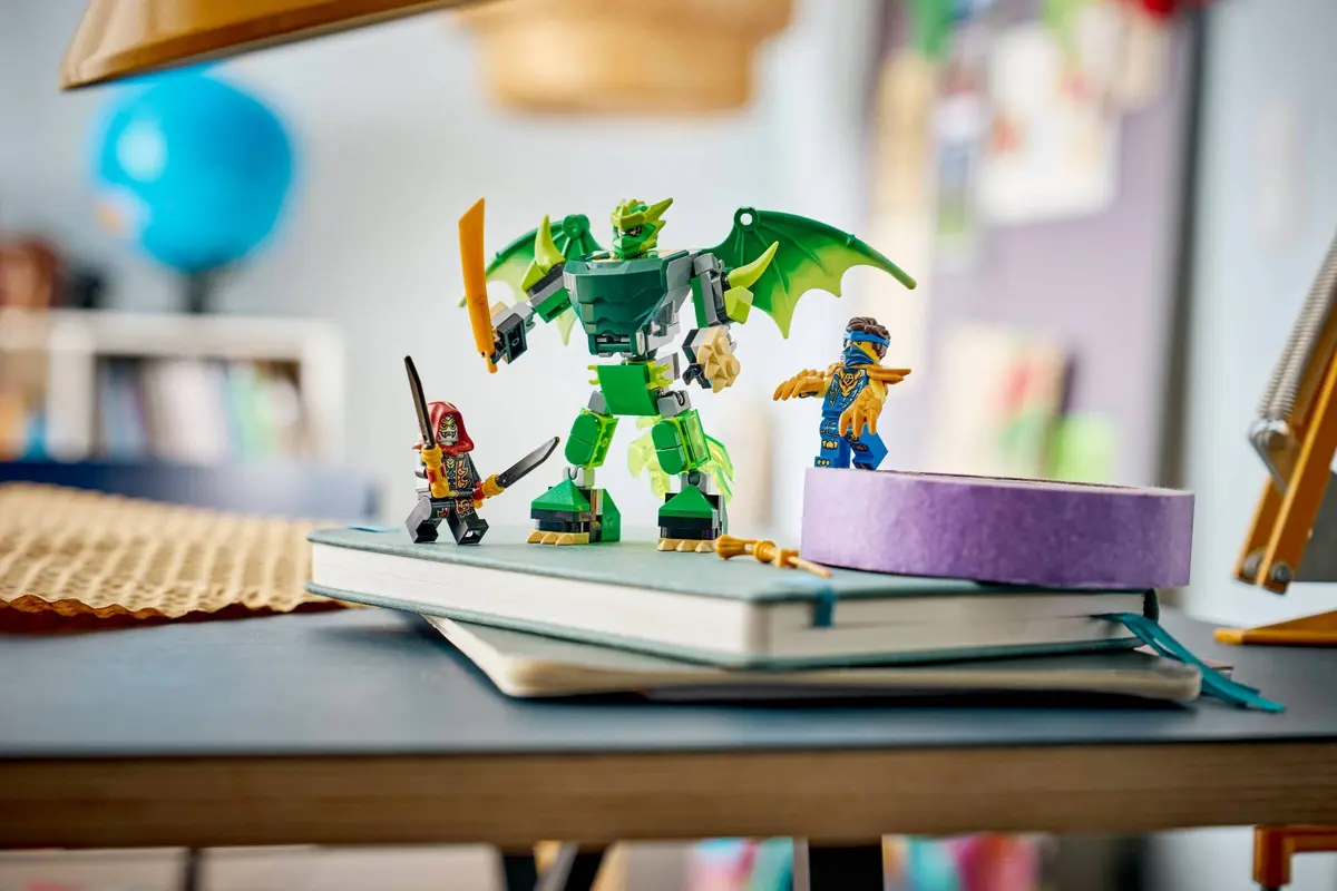 LEGO Ninjago 71862 Lloyd's Dragon Mech Battle Pack set, image 7