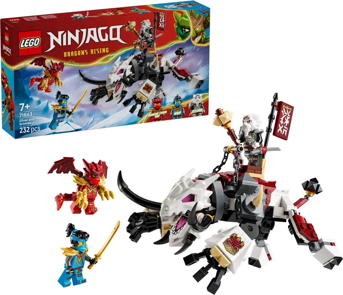 LEGO Ninjago 71863 Zilvar and Grimtak the Dragon Beast set, image 3
