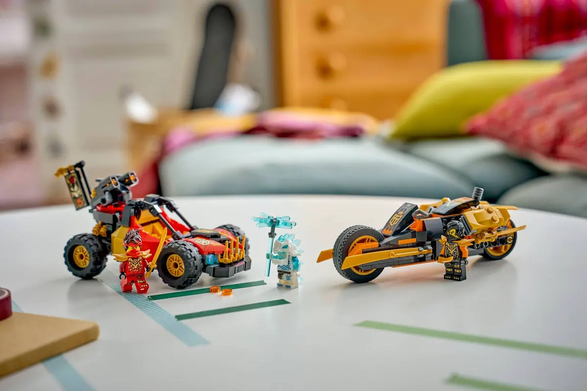 LEGO Ninjago 71864 Kai and Cole's Combiner Vehicles set, image 7