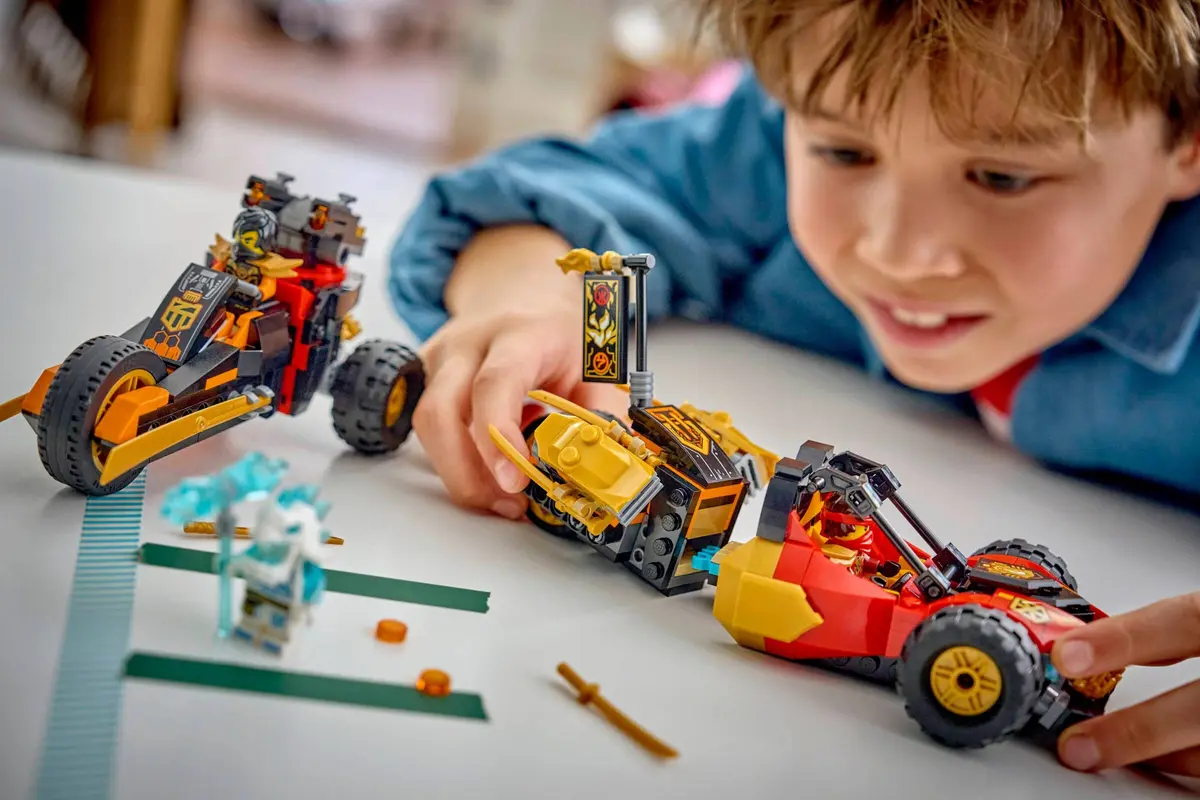 LEGO Ninjago 71864 Kai and Cole's Combiner Vehicles set, image 6