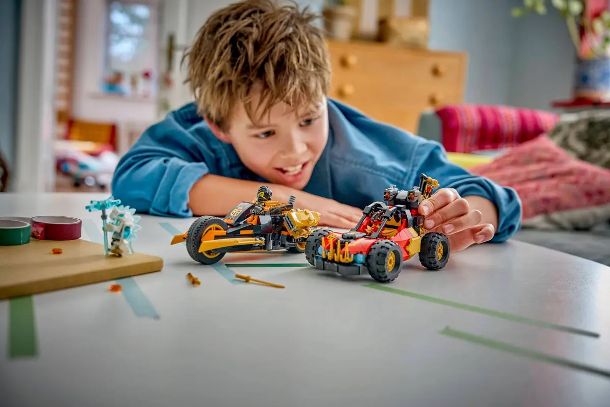 LEGO Ninjago 71864 Kai and Cole's Combiner Vehicles set, image 5