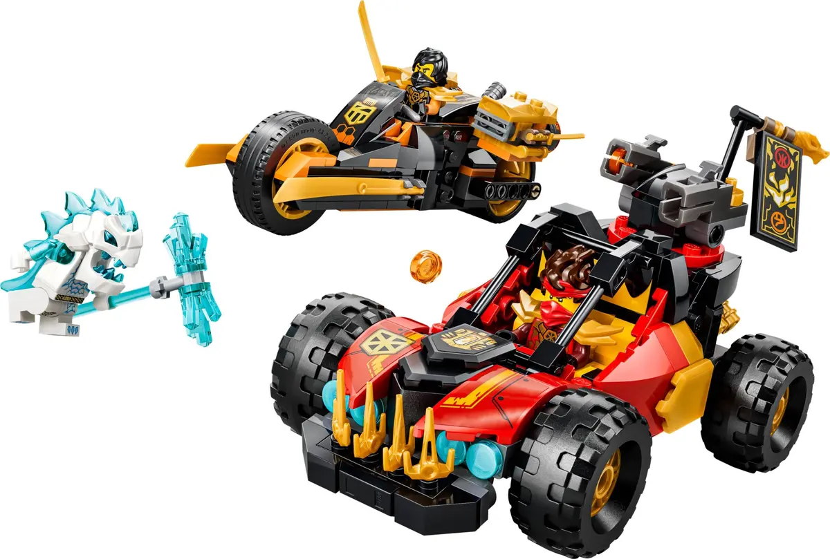 LEGO Ninjago 71864 Kai and Cole's Combiner Vehicles set