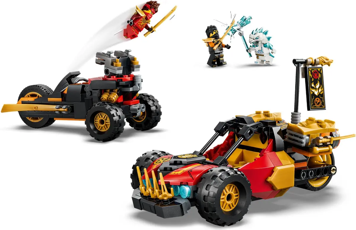 LEGO Ninjago 71864 Kai and Cole's Combiner Vehicles set, image 10