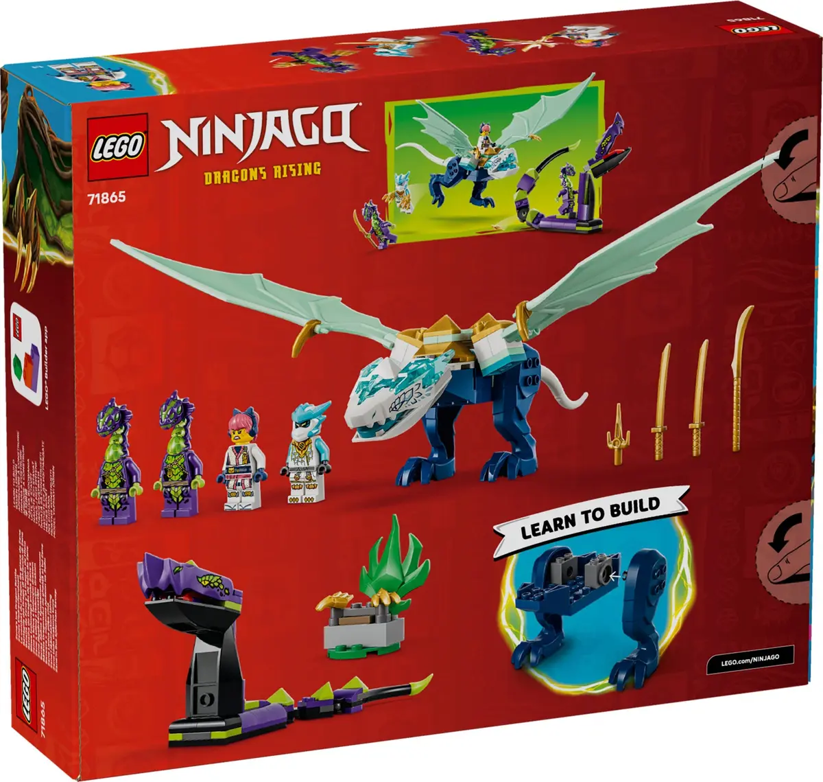 LEGO Ninjago 71865 Zane's Ice Dragon Battle set, image 2