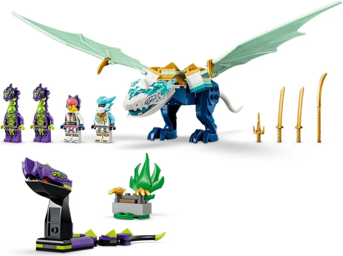 LEGO Ninjago 71865 Zane's Ice Dragon Battle set, image 11