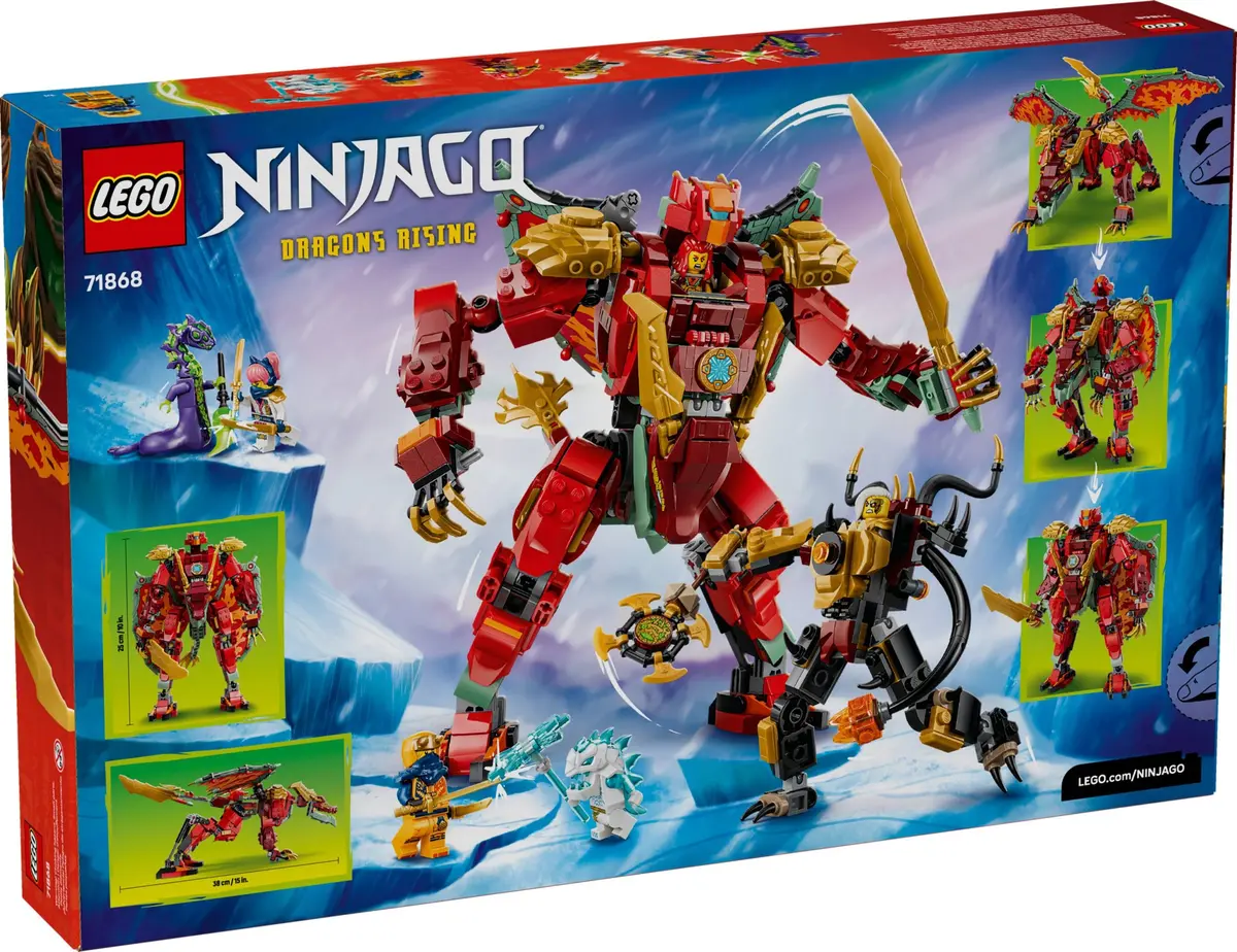 LEGO Ninjago 71868 Wyldfyre's Transforming Dragon Mech set, image 2