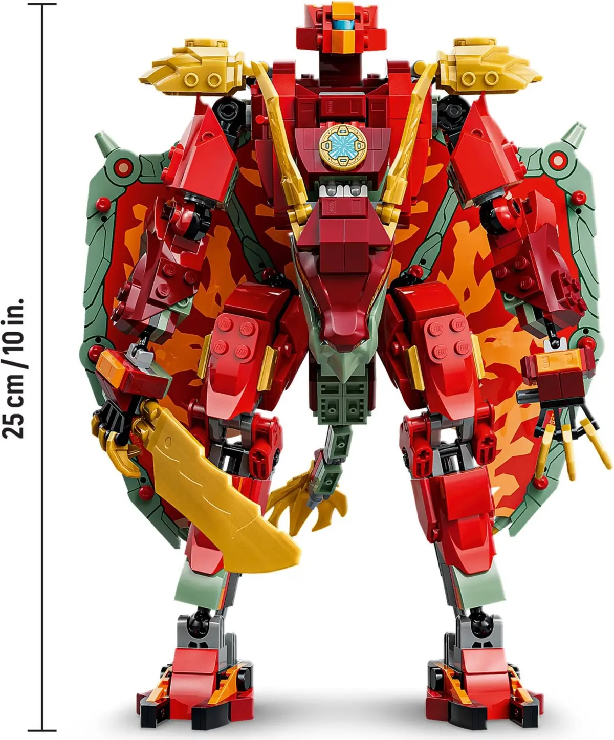 LEGO Ninjago 71868 Wyldfyre's Transforming Dragon Mech set, image 11