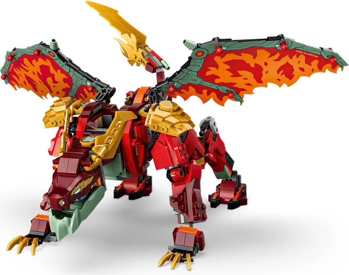LEGO Ninjago 71868 Wyldfyre's Transforming Dragon Mech set, image 13