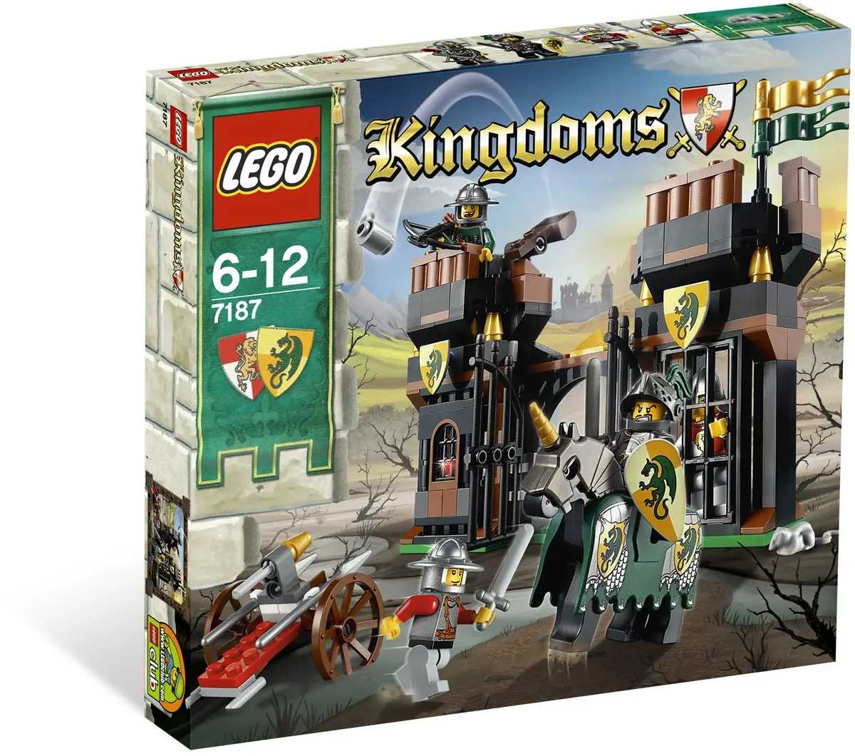 LEGO Castle 7187 Escape from Dragon's Prison set, image 8