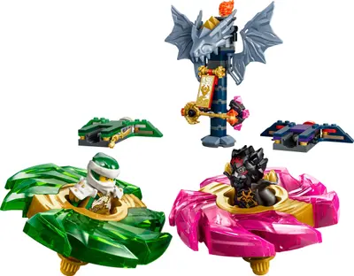 LEGO Ninjago 71875 Lloyd vs. Ras Spinner Battle set