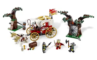 LEGO Castle 7188 King's Carriage Ambush set, image 2