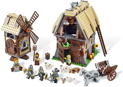 LEGO Castle 7189 Mill Village Raid set
