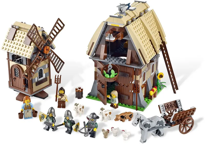 LEGO Castle 7189 Mill Village Raid set