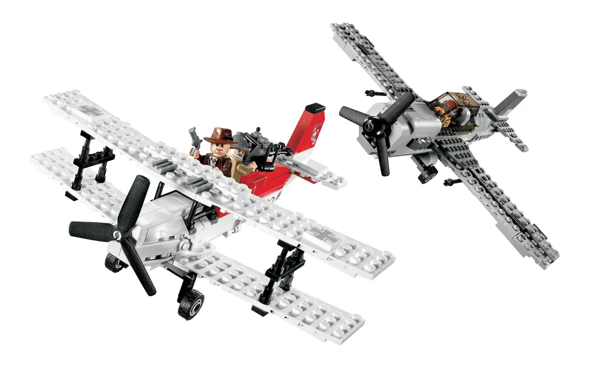 LEGO Indiana Jones 7198 Fighter Plane Attack set, image 3
