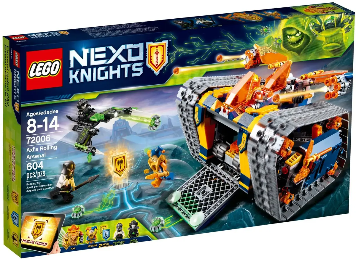 LEGO NEXO KNIGHTS 72006 Axl's Rolling Arsenal set, image 2