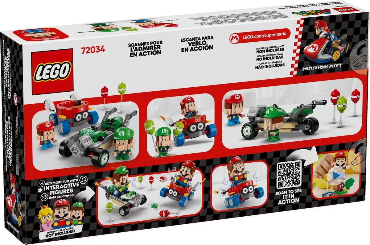 LEGO Super Mario 72034 Baby Mario vs. Baby Luigi set, image 3