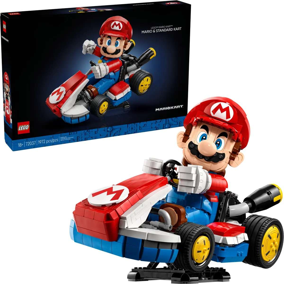 LEGO Super Mario 72037 Mario Kart - Mario & Standard Kart set, image 3