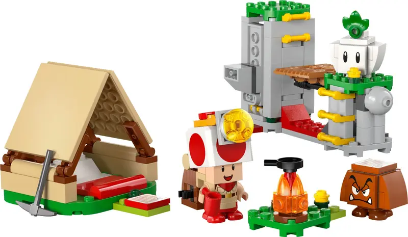 LEGO Super Mario 72040 Captain Toad's Camp set