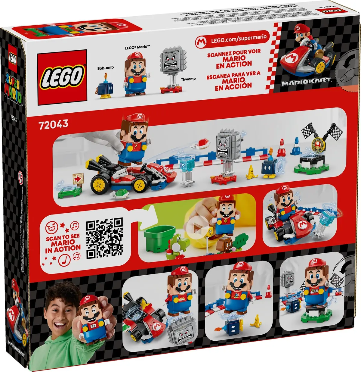 LEGO Super Mario 72043 Interactive LEGO Mario & Standard Kart set, image 2