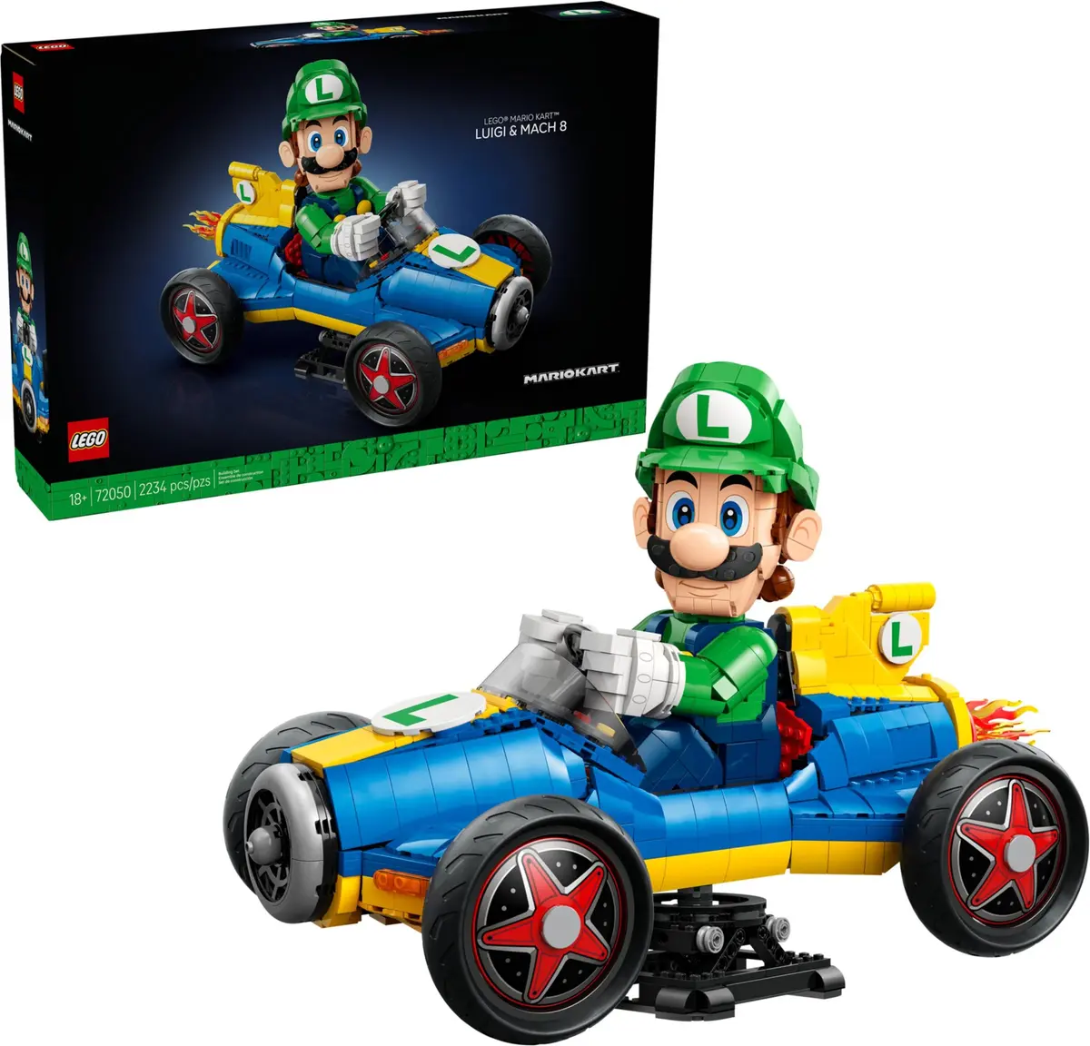 LEGO Super Mario 72050 Mario Kart – Luigi & Mach 8 set, image 5