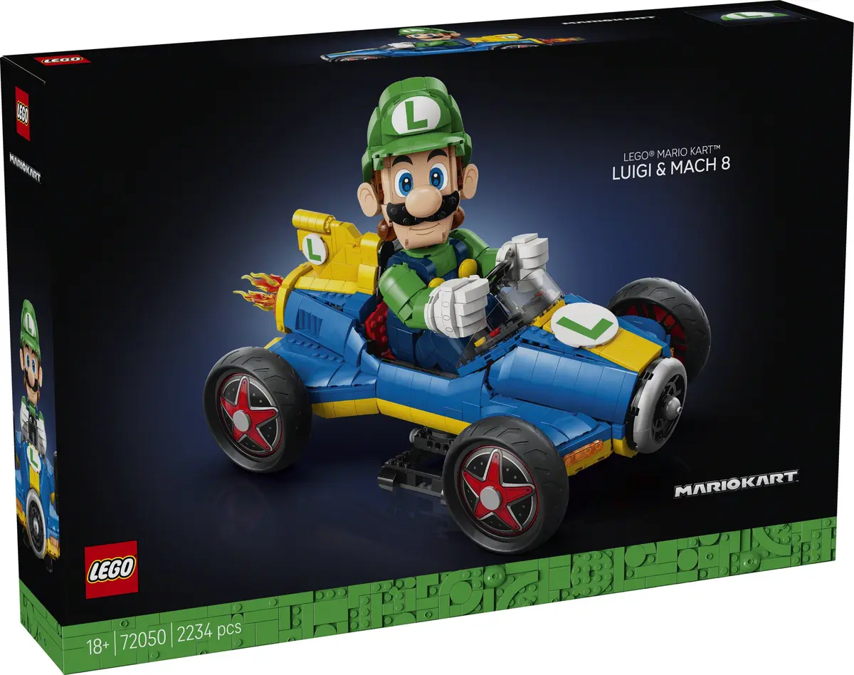 LEGO Super Mario 72050 Mario Kart – Luigi & Mach 8 set, image 3
