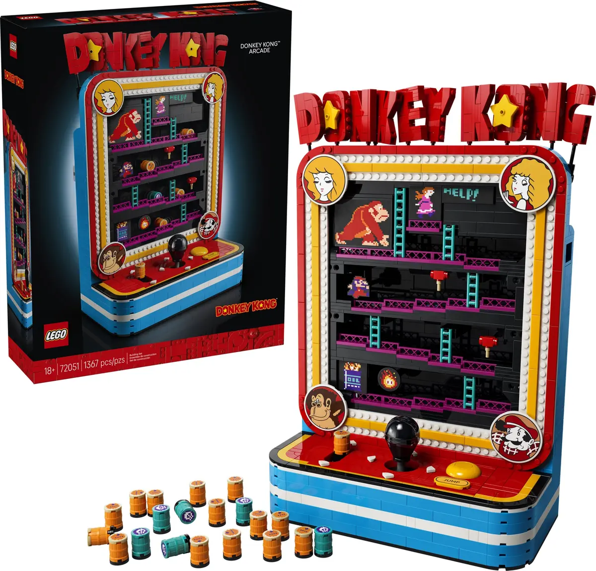 LEGO Super Mario 72051 Donkey Kong Arcade set, image 8