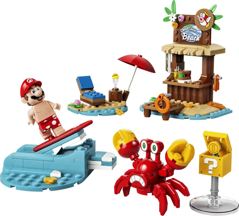 LEGO Super Mario 72055 Mario's Beach Adventures set