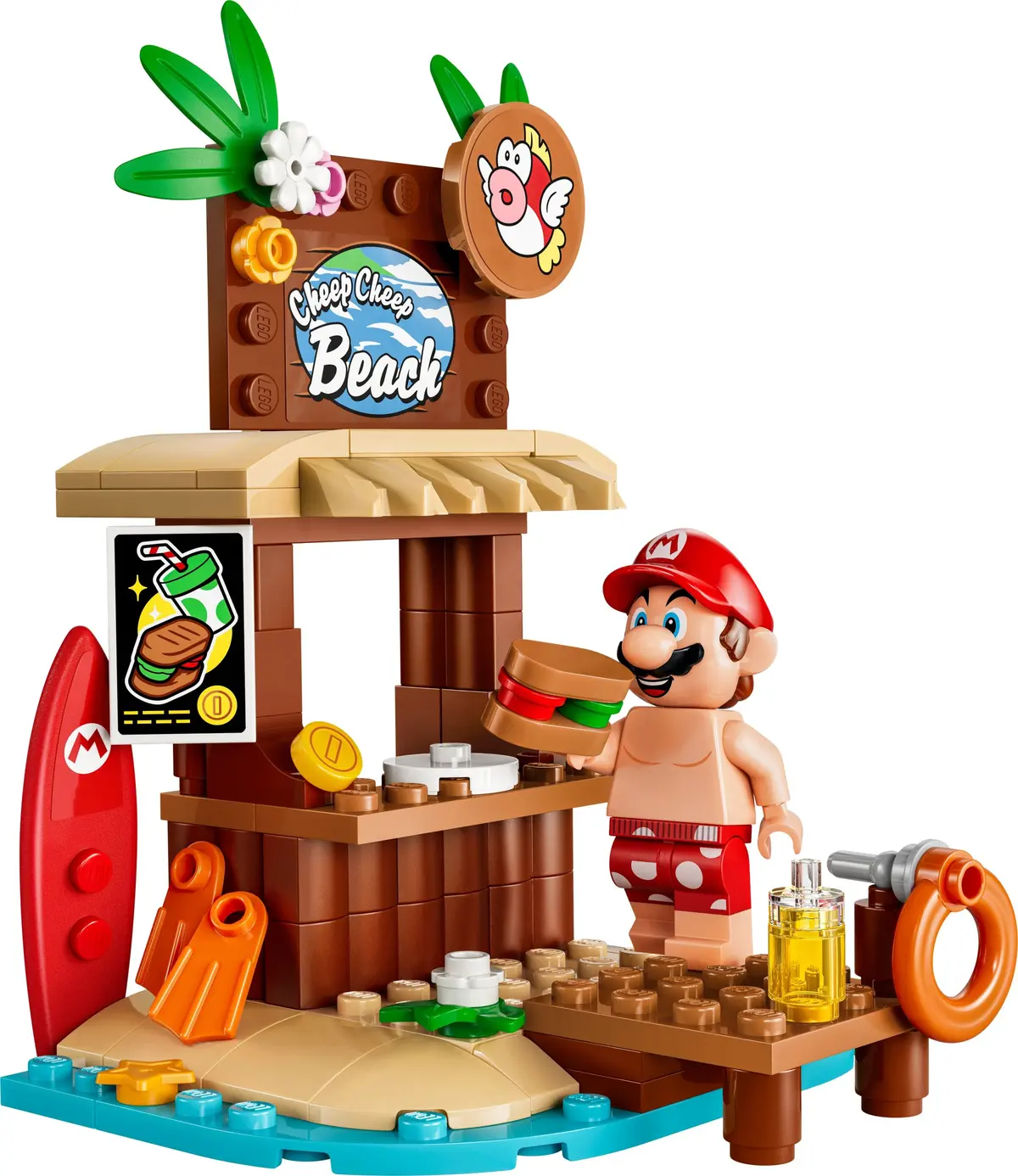 LEGO Super Mario 72055 Mario's Beach Adventures set, image 4