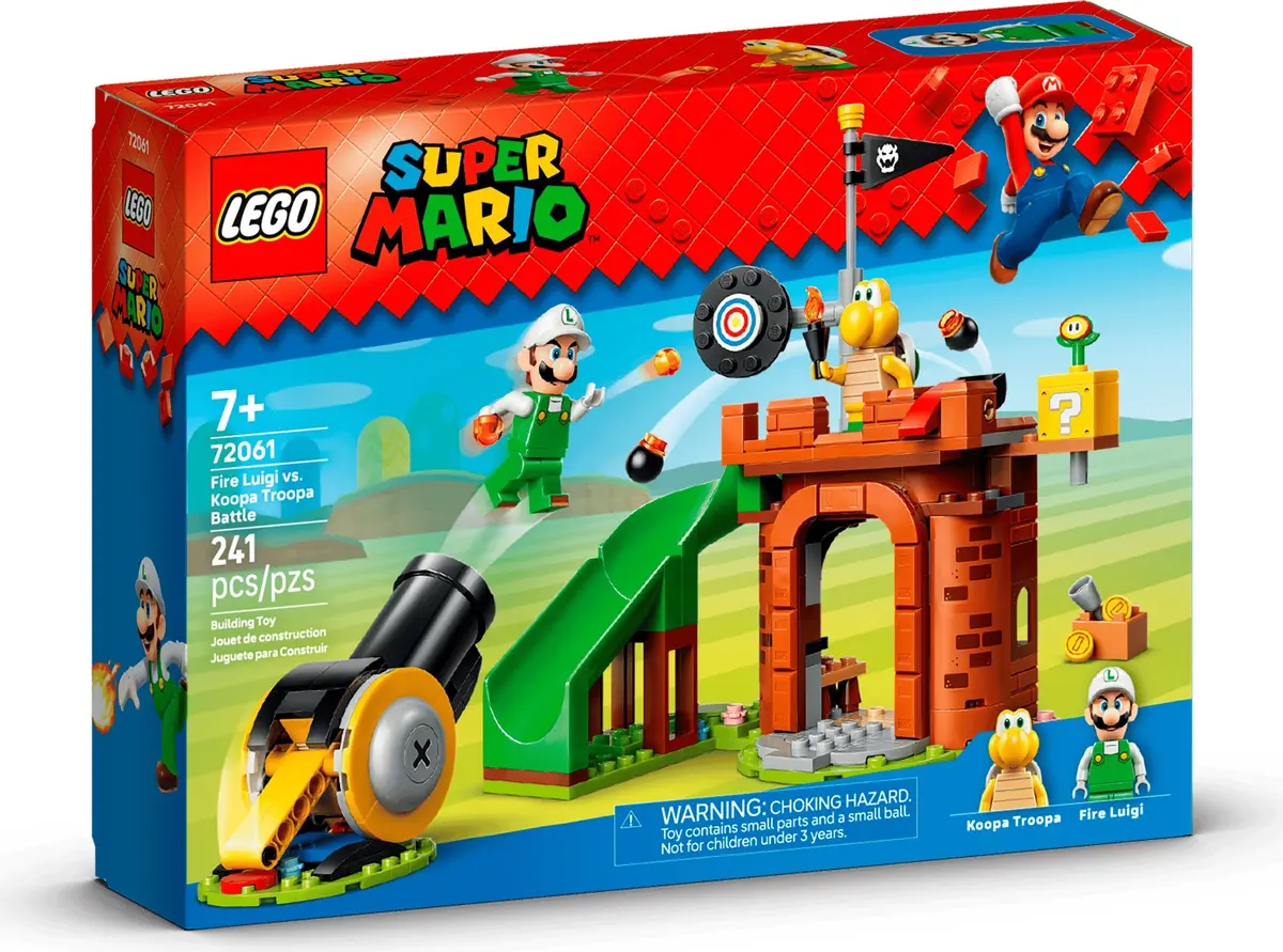LEGO Super Mario 72061 Fire Luigi vs. Koopa Troopa Battle set, image 3