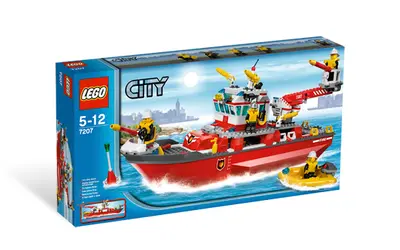 LEGO City 7207 Fire Boat set, image 4