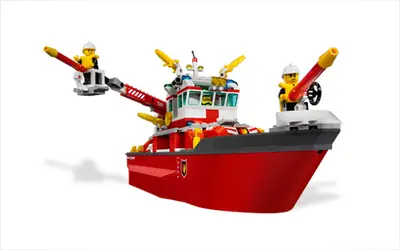 LEGO City 7207 Fire Boat set, image 5