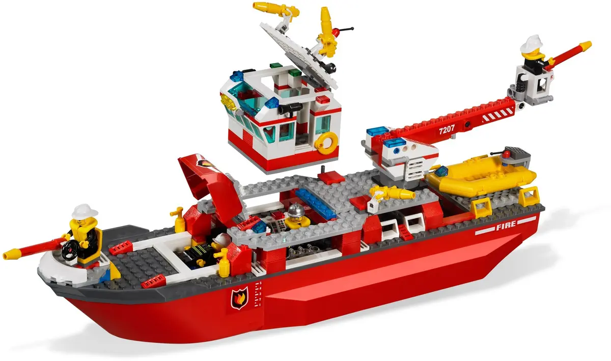 LEGO City 7207 Fire Boat set, image 10
