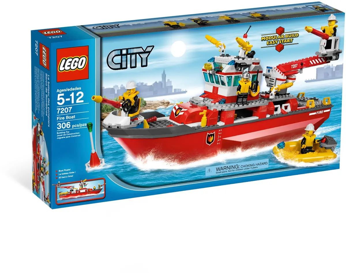 LEGO City 7207 Fire Boat set, image 8