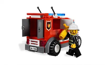 LEGO City 7208 Fire Station set, image 9