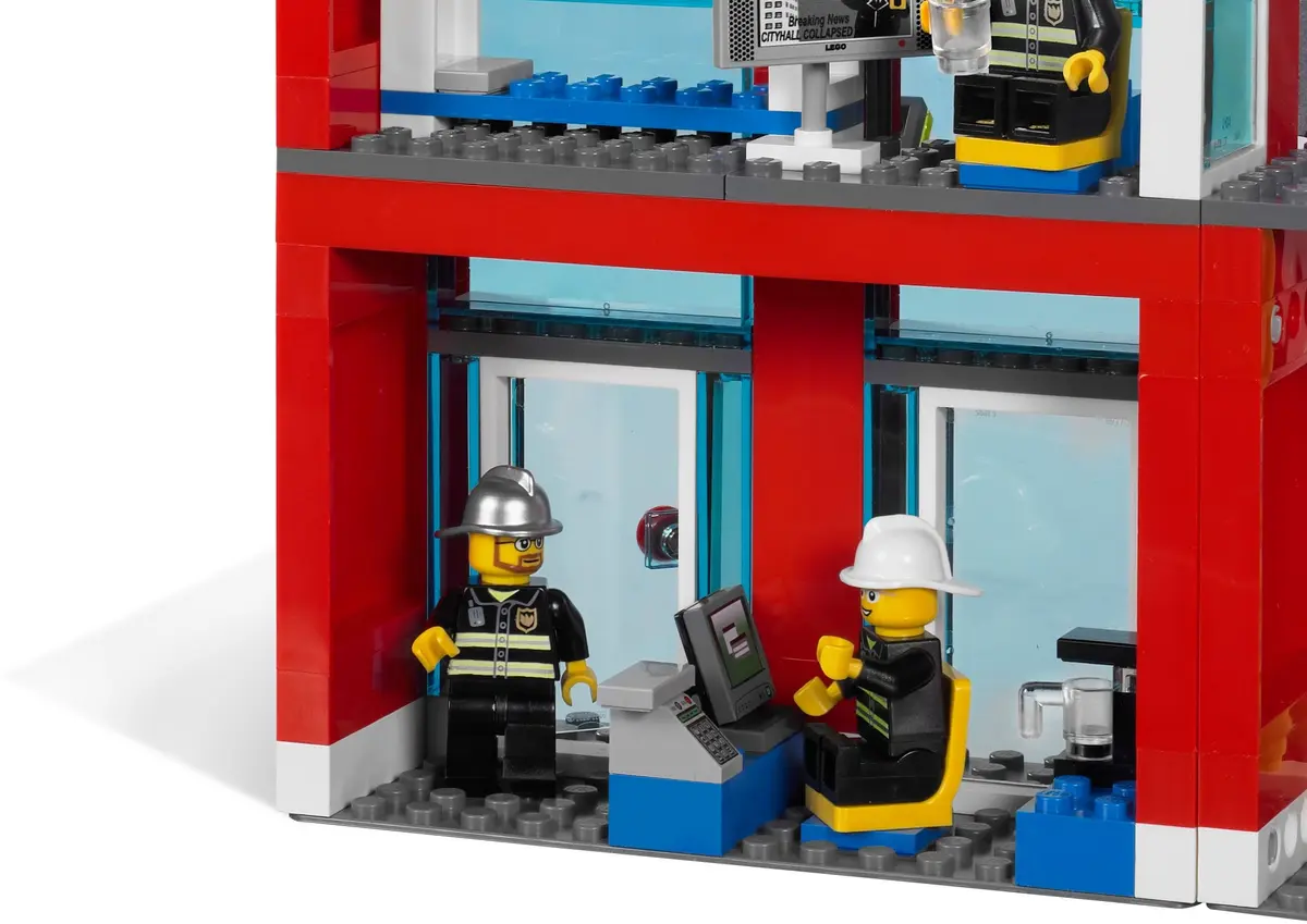 LEGO City 7208 Fire Station set, image 12
