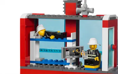LEGO City 7208 Fire Station set, image 7