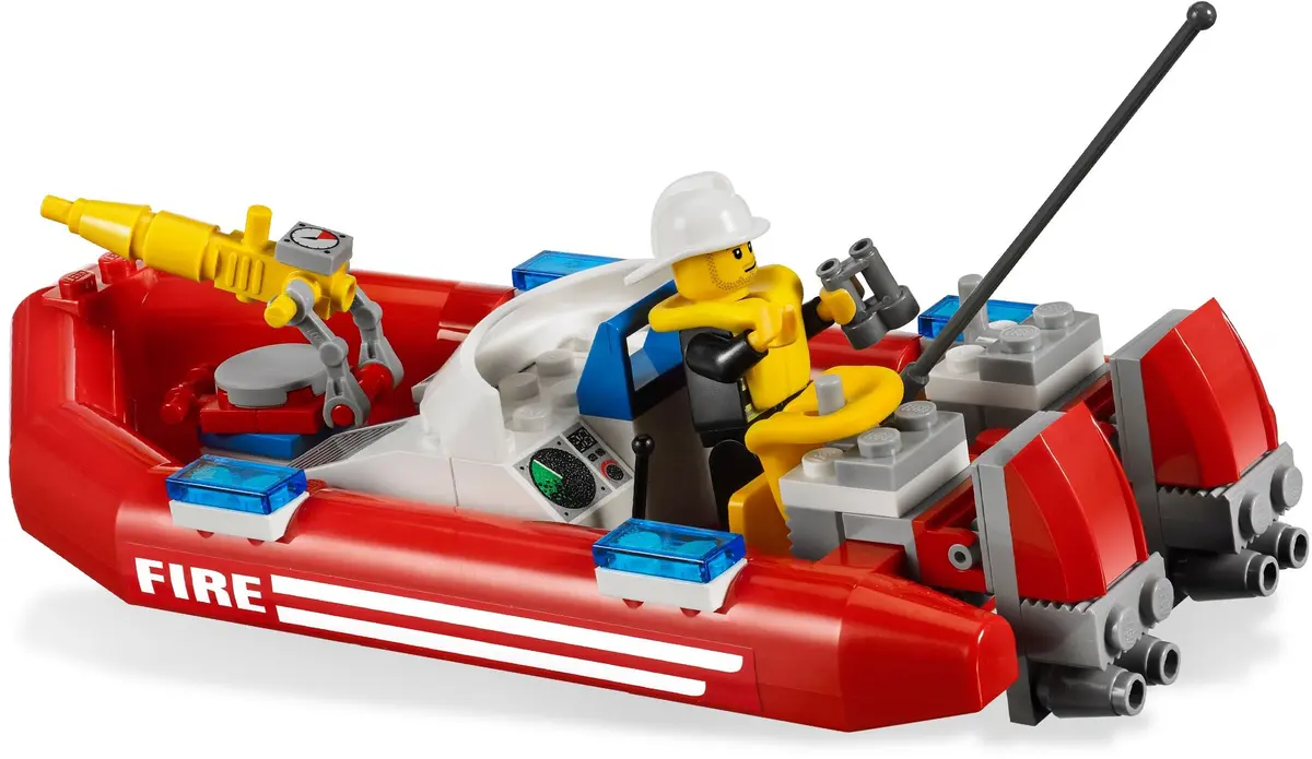 LEGO City 7213 Off-Road Fire Truck & Fireboat set, image 15